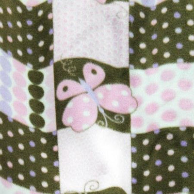 Polka Dot Butterfly Anti Pill Animal Theme Fleece Fabric