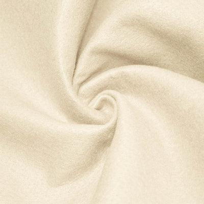 Ivory solid Acrylic Felt Fabric