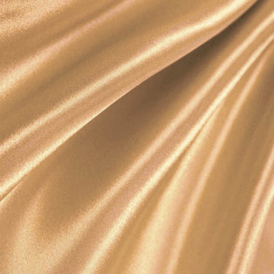 Bridal Satin Khaki Fabric