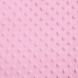 Light Pink Minky Dimple Dot Fabric