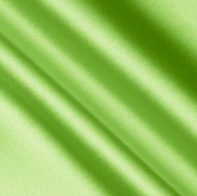 Lime Crepe Back Satin Fabric