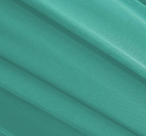 Light Turquoise Stretch Mesh Fabric