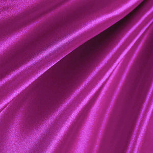 Magenta Poly Satin Fabric