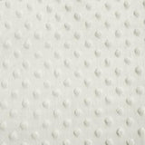 Ivory Minky Dimple Dot Fabric