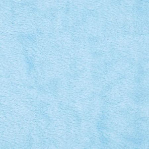 Light Blue Solid Minky Fabric