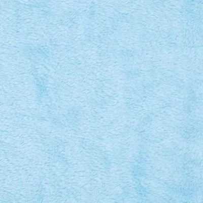 Light Blue Solid Minky Fabric