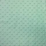 Icy Mint Minky Dimple Dot Fabric