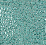 Mint Vinyl Crocodile, 55" Inches Wide