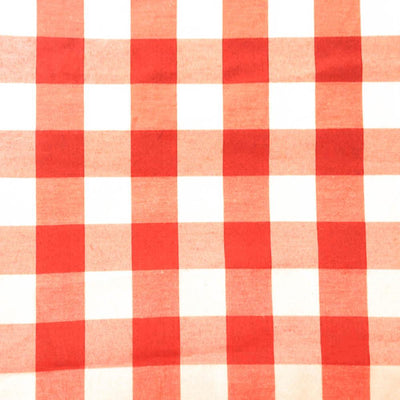 Orange Checkered Gingham 1