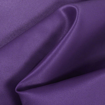 Purple Dull Matte Bridal Satin Fabric