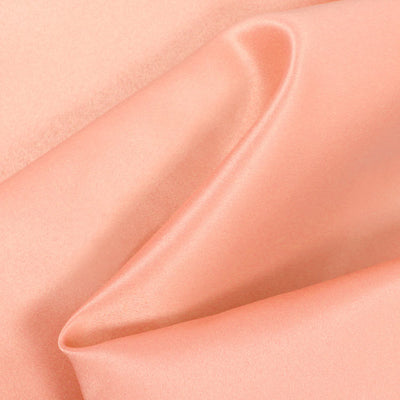 Peach Dull Matte Bridal Satin Fabric