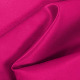 Fuchsia Dull Matte Bridal Satin Fabric