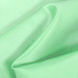 Mint Dull Matte Bridal Satin Fabric