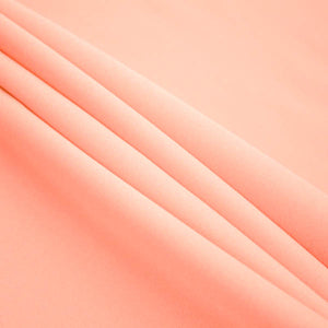 Peach Poly Poplin Fabric