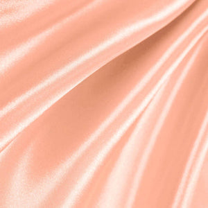 Peach Poly Satin Fabric / 50 Yards Roll