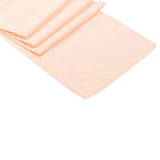 Peach Polyester Table Runner