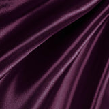 Plum Poly Satin Fabric / 50 Yards Roll