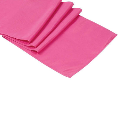 Fuchsia Polyester Table Runner