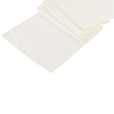 Ivory Polyester Table Runner