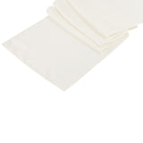 Ivory Polyester Table Runner