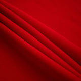 Red Polyester Poplin (120") Fabric / 50 Yards Roll