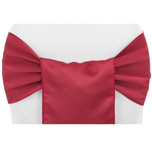 (12 Pack ) Red Satin Sash