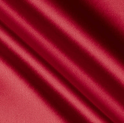 Red Crepe Back Satin Fabric