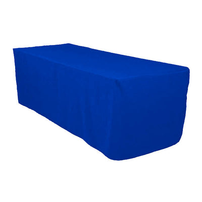 8 Ft Royal Blue Polyester Rectangular Tablecloth