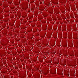 Red Vinyl Crocodile, 55" Inches Wide