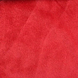 Red Velboa Fur Solid Short Pile