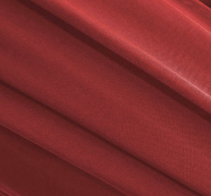 Red Stretch Mesh Fabric