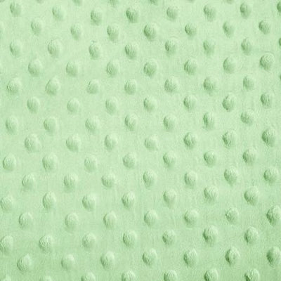 Sage Minky Dimple Dot Fabric