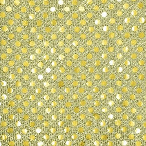 Gold Small Confetti Dots Sequin