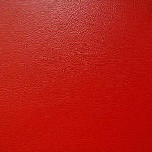 Red 1.0 mm Thickness Soft PVC Faux Leather Vinyl Fabric