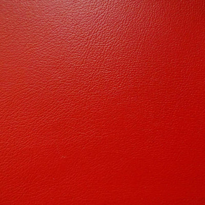 Red 1.0 mm Thickness Soft PVC Faux Leather Vinyl Fabric