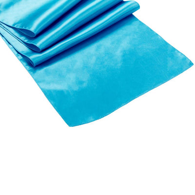 Turquoise Satin Runner﻿