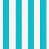 1" One Inch Turquoise and White Stripes Poly Cotton Fabric