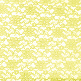 Yellow Raschel Lace Fabric