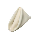 (12 / Pack) Ivory 18" Polyester Napkin