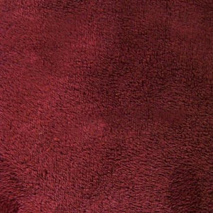 Burgundy Solid Minky Fabric