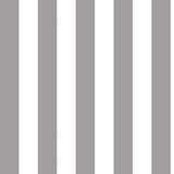 1" One Inch Gray and White Stripes Poly Cotton Fabric