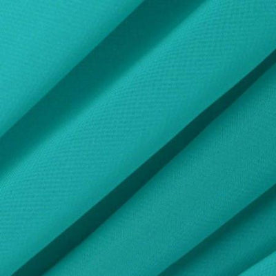 Teal Chiffon Fabric