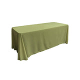 Dark Sage 100% Polyester Rectangular Tablecloth 90" x 132"