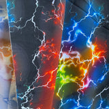 Lightning Thunder print nylon Spandex Fabric