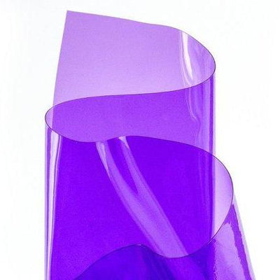 Purple 12 Gauge Tinted Plastic Vinyl Fabric