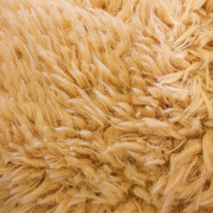 Curly Caramel Faux Fur Fabric