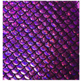 Fuchsia Mystic Mermaid Hologram Fish Scale Stretch Spandex Fabric