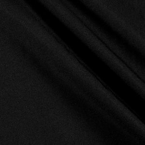 Black Polyester Poplin (120") Fabric