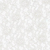 White Raschel Lace Fabric