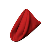 (12 / Pack) Red 18" Polyester Napkin